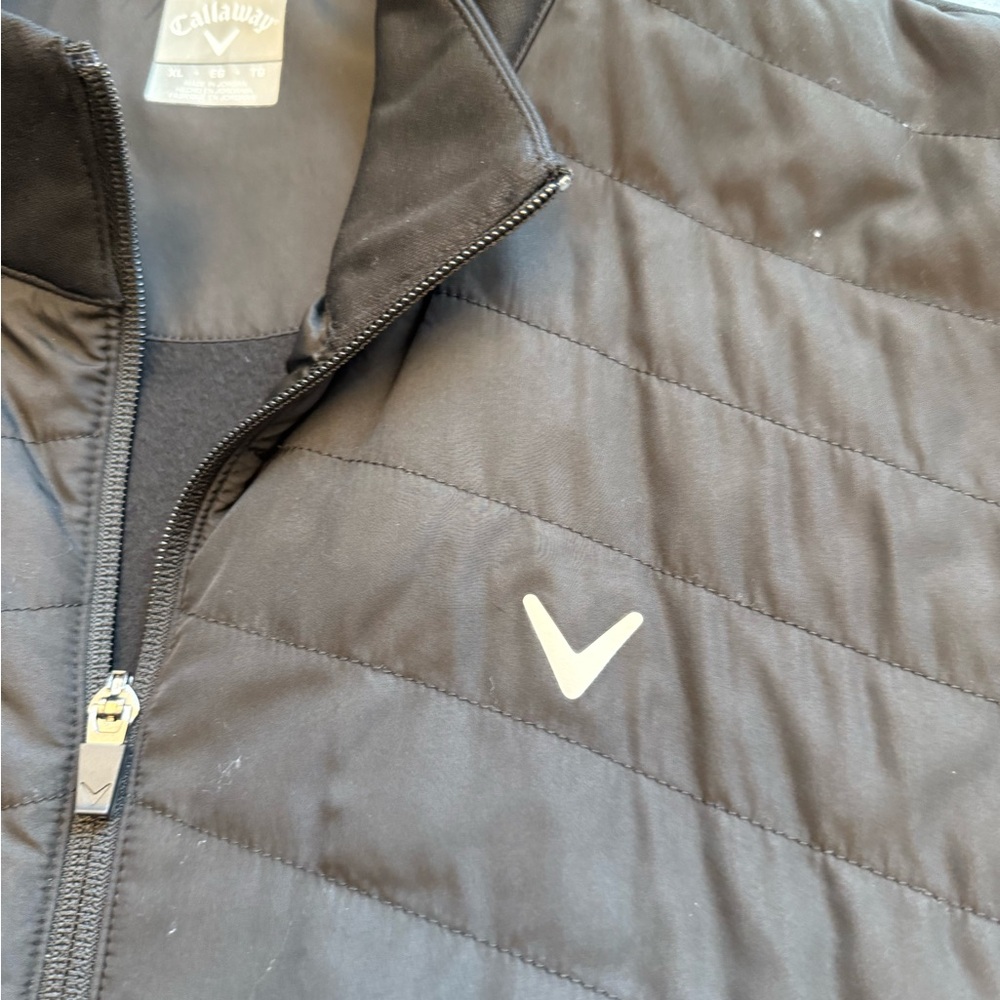 Callaway Men's Black Quilted Vest - Picture 2 of 5